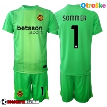 Otroške Nogometnih dresov Inter Milan Yann Sommer #1 Vratar Tretji 2025-26 Kratki rokavi (+ hlače)